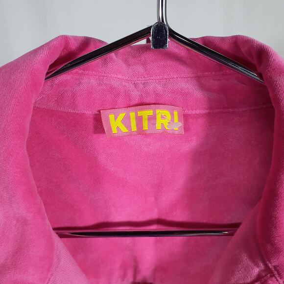 Kitri Angie Velvet Jumpsuit Size 14 - Picture 6 of 7